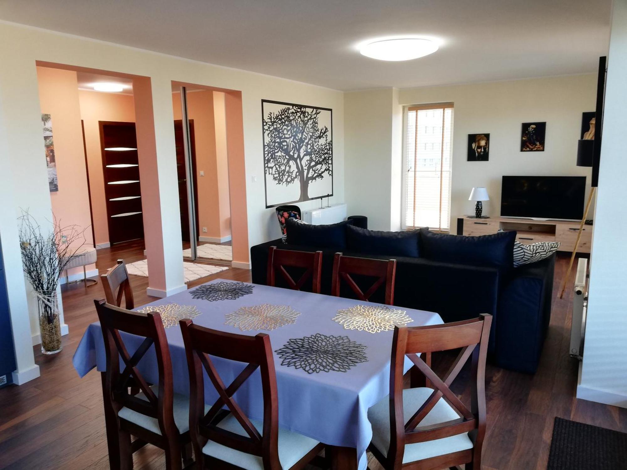 Apartament 80M2 Z 70M2 Tarasem -W Pelni Wyposazony - Wyjatkowe Centrum Miasta Włocławek Exterior foto